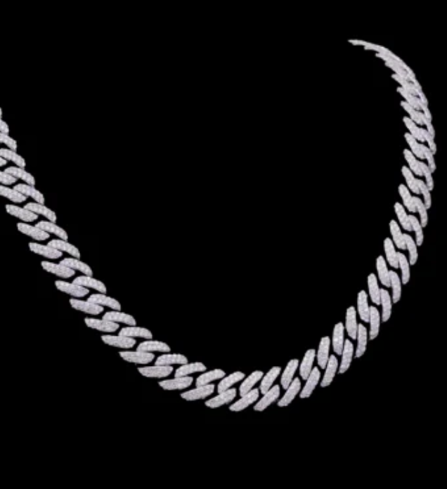 Moissanite Cuban Chain